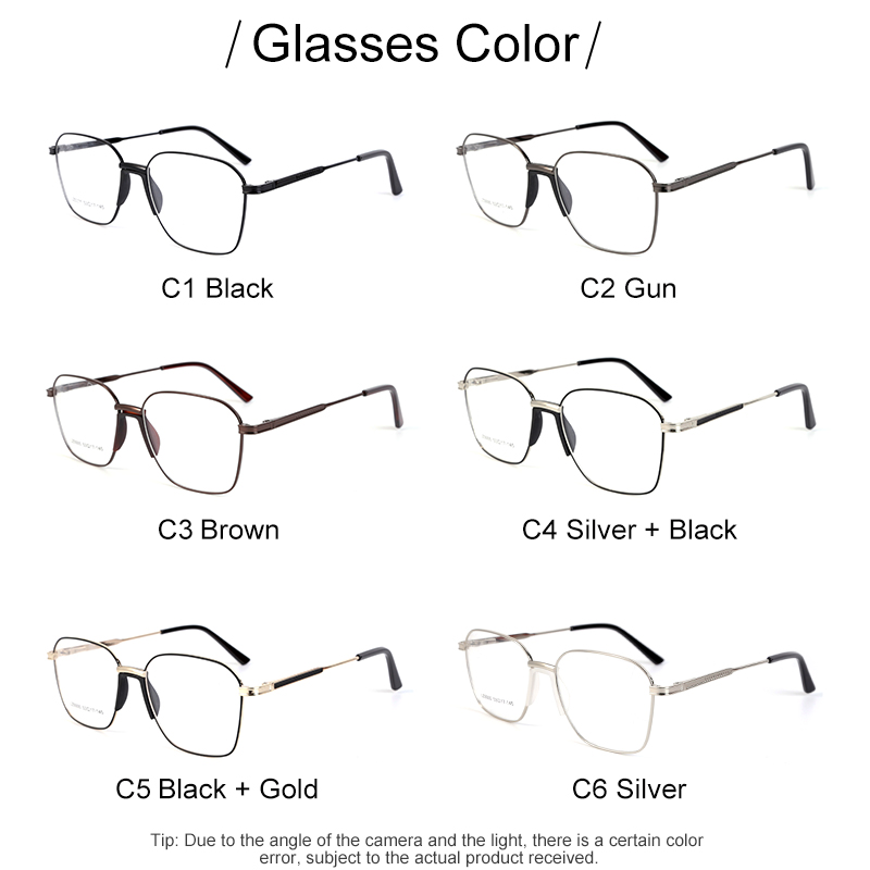 Optical Frames New Listing High Quality glass ware in 2022 modern style metal eyeglass frames LZ5005