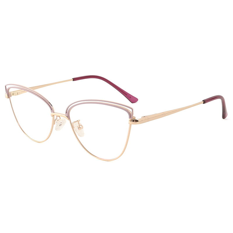 XP1027 Cat Eye Metal Spectacle Optical Frames