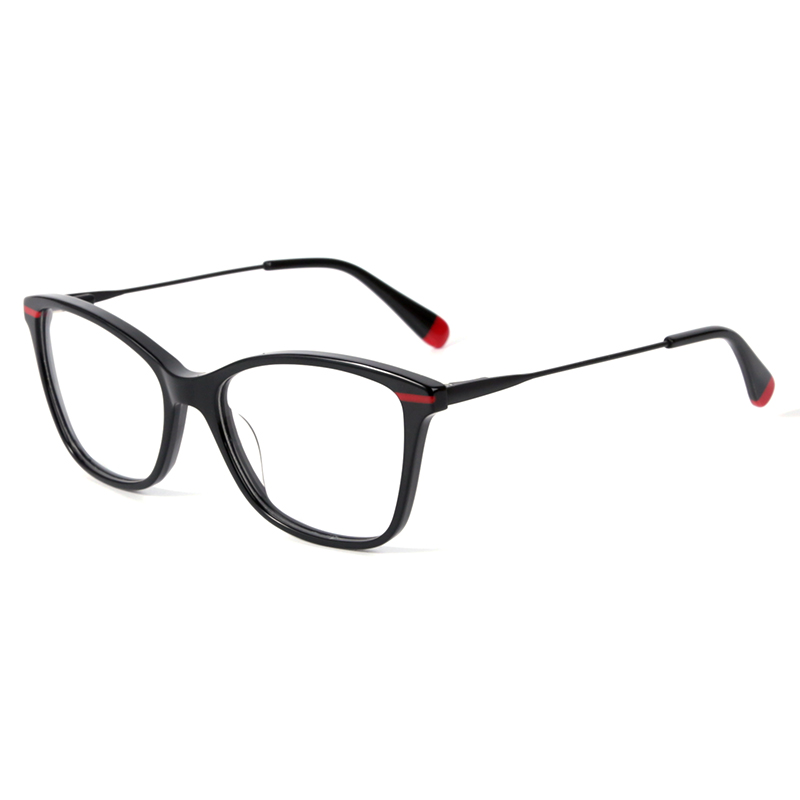 Acetate Cat Eye Glasses Woman Fashion Retro Brand Optical Eyeglasses Frames Female