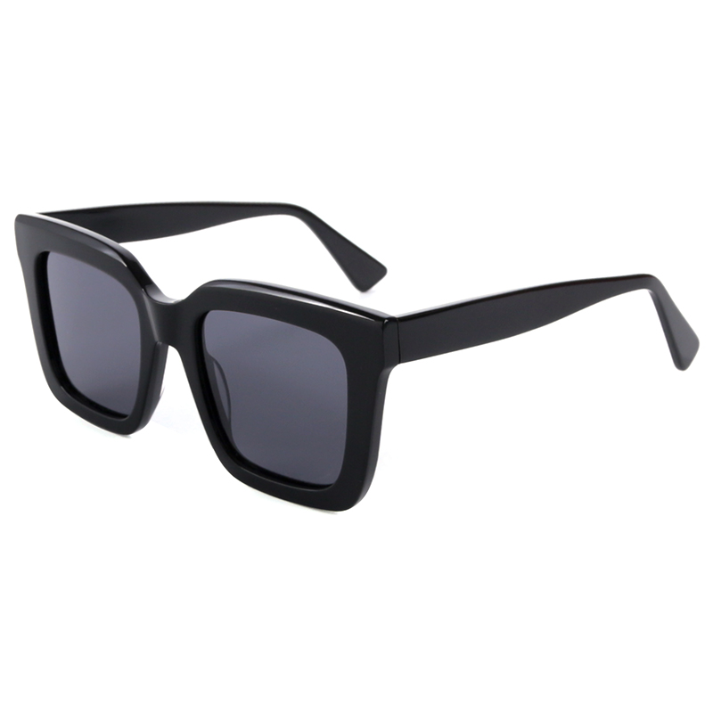 Oversized Frame Polarized Brand Design Acetate Frame Luxury Women Sun Glasses 2022