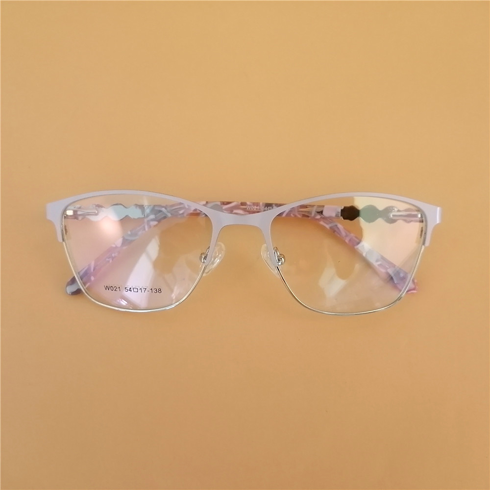 Fashion Square Metal Optical Glasses Frames Womens