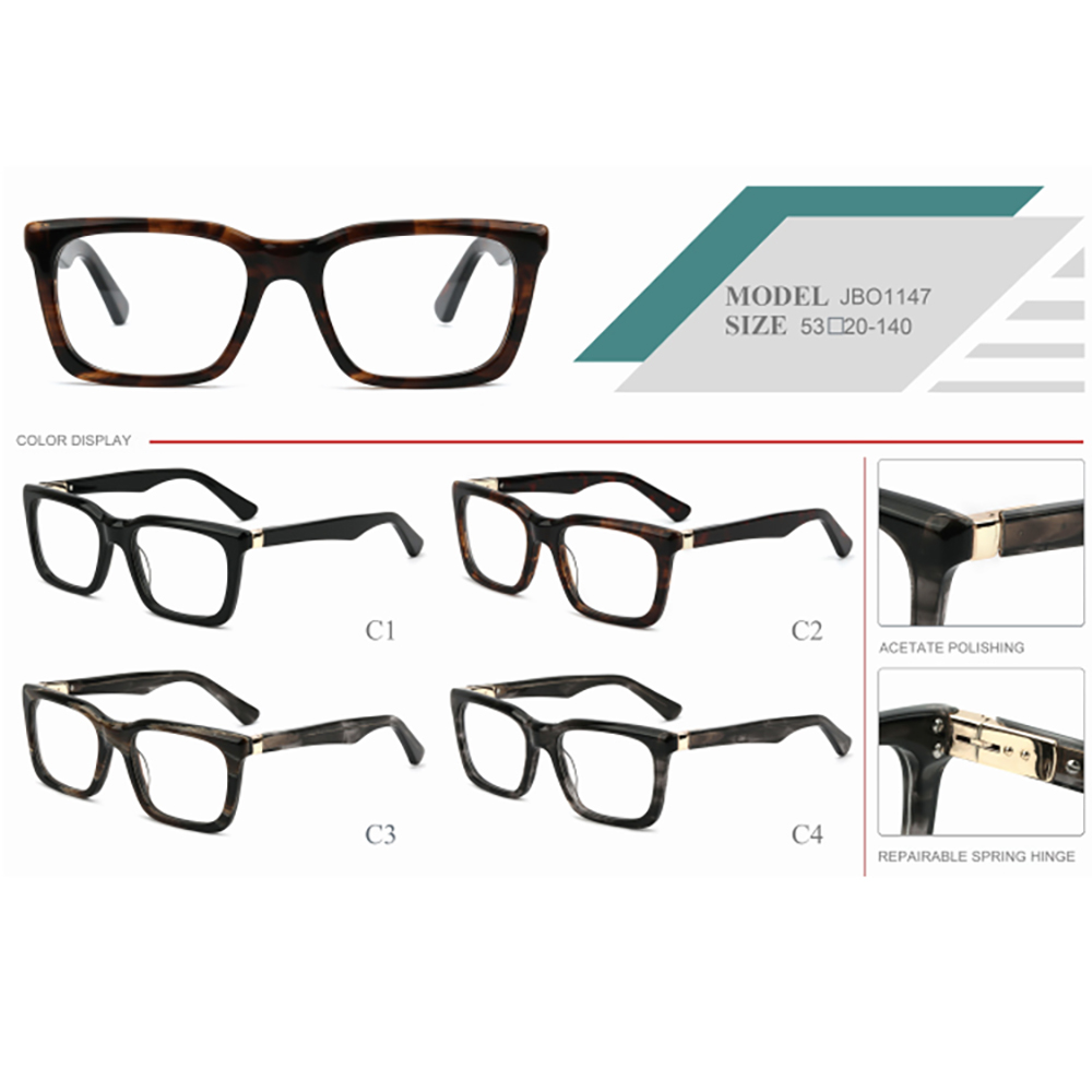 JBO1147 acetate eyewear optical frames