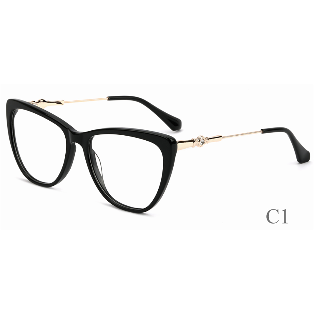 JBO1151 cat eye acetate optical frame 