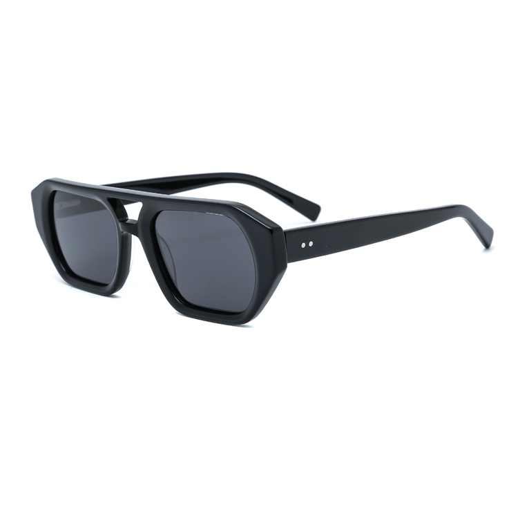 Trendy Rectangle Sunglasses Men High Quality Handmade Acetate Square Female Sun Glasses