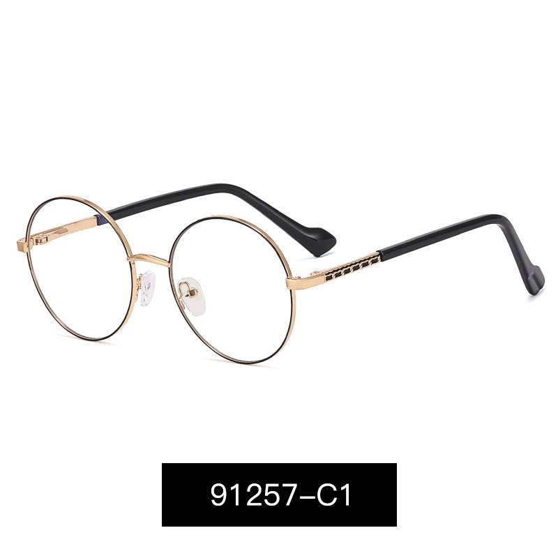 Metal anti blue light glasses 91257