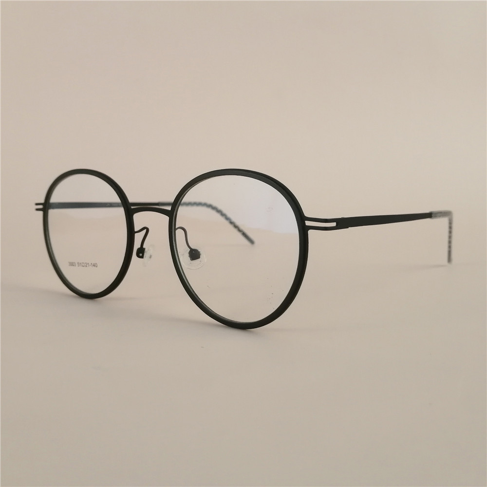 Unique Fashion Round Eye Frames Optical Eyeglasses Metal Optical Frames Reading Frame Retro Glasses