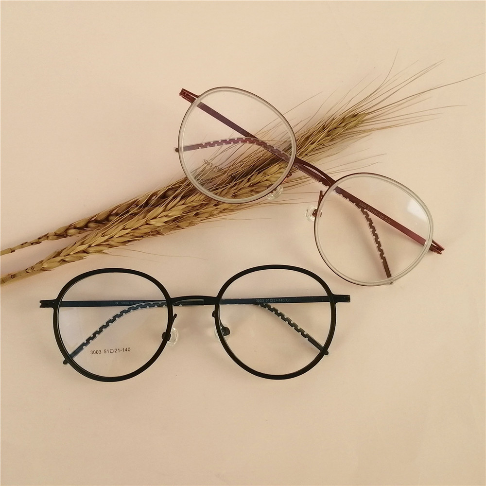 Unique Fashion Round Eye Frames Optical Eyeglasses Metal Optical Frames Reading Frame Retro Glasses