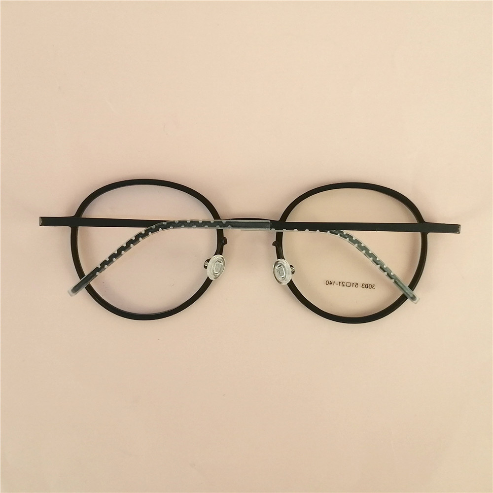 Unique Fashion Round Eye Frames Optical Eyeglasses Metal Optical Frames Reading Frame Retro Glasses