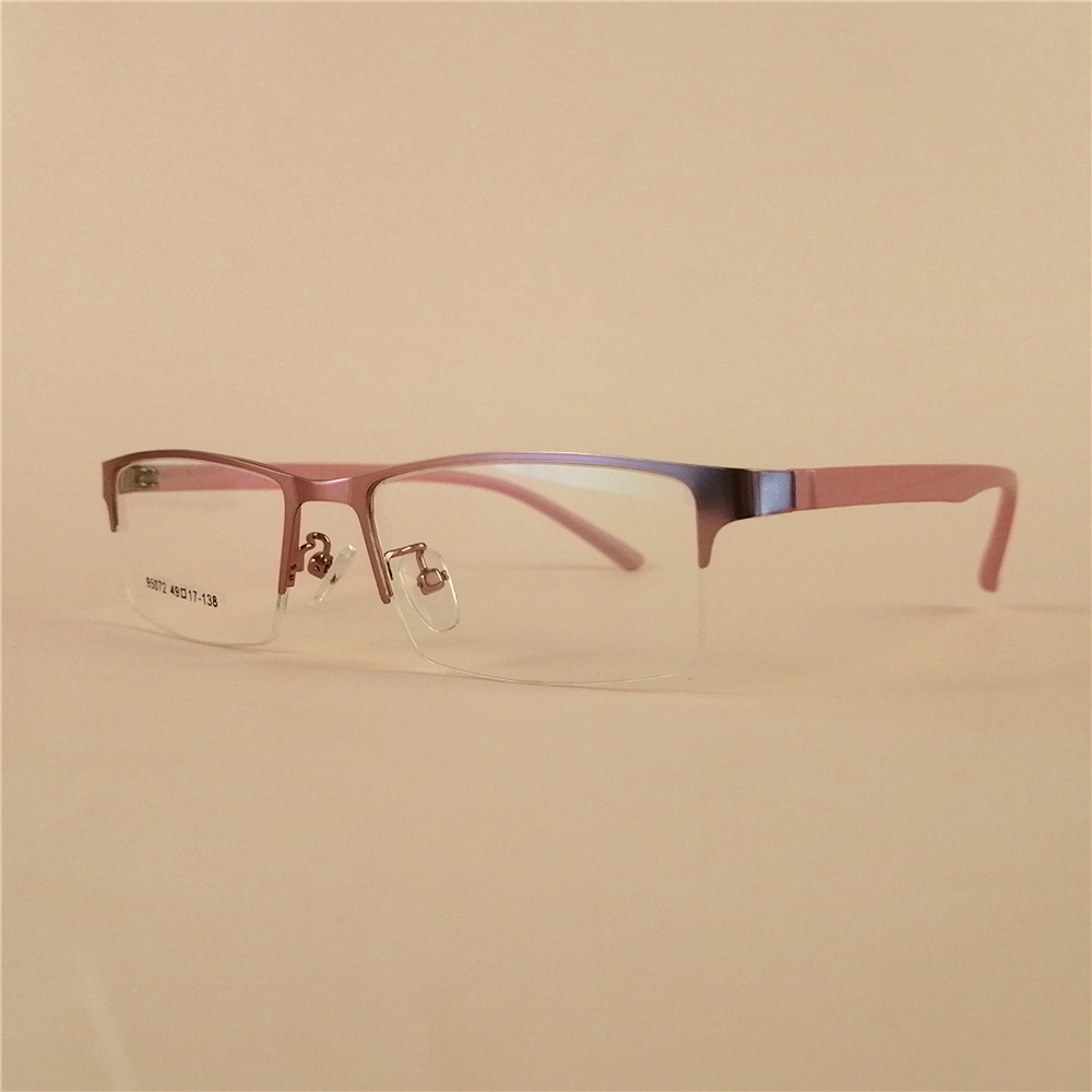 New High Quality Square Pink Black Eyeglasses Frames Fashion Optical Glasses Spectacles