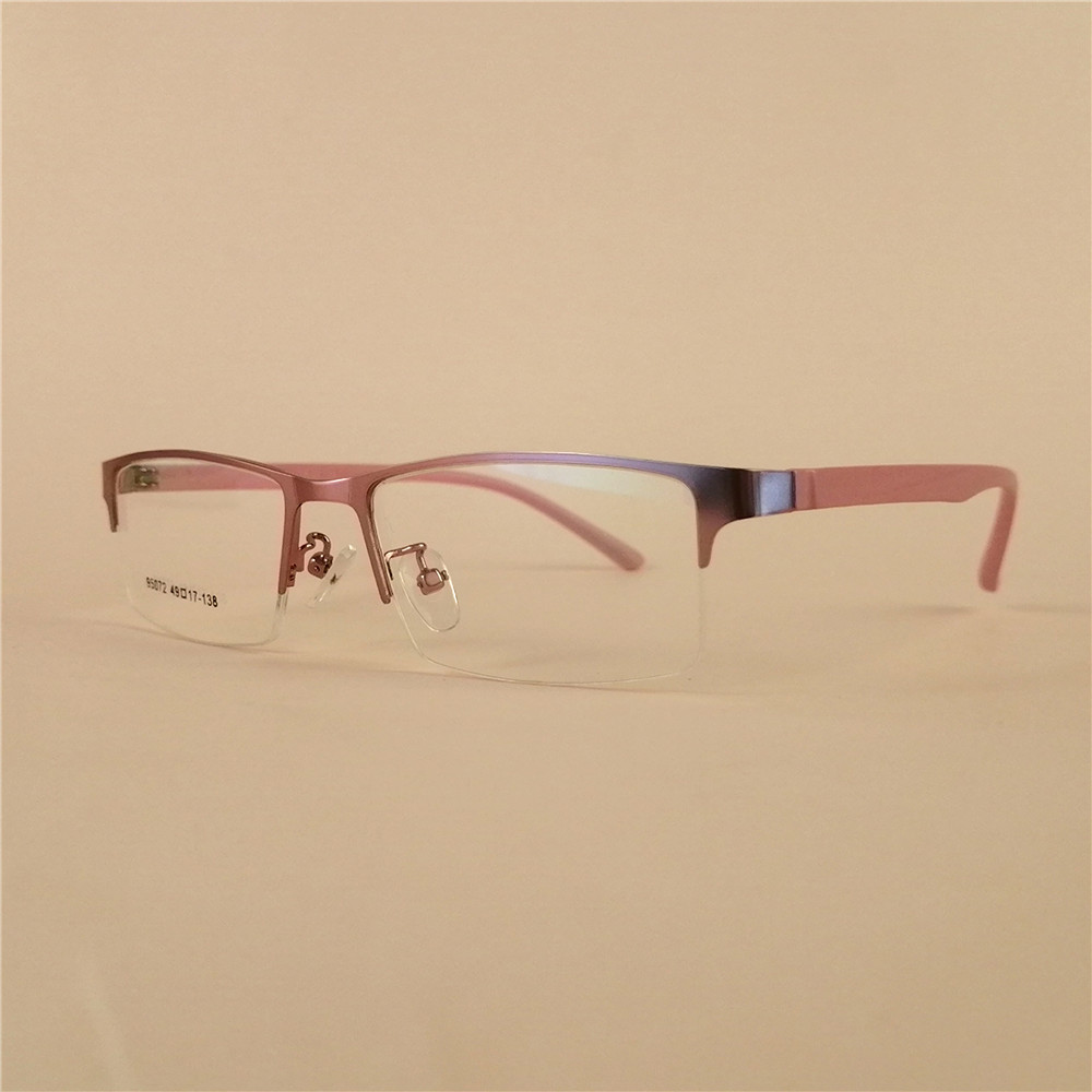 New High Quality Square Pink Black Eyeglasses Frames Fashion Optical Glasses Spectacles