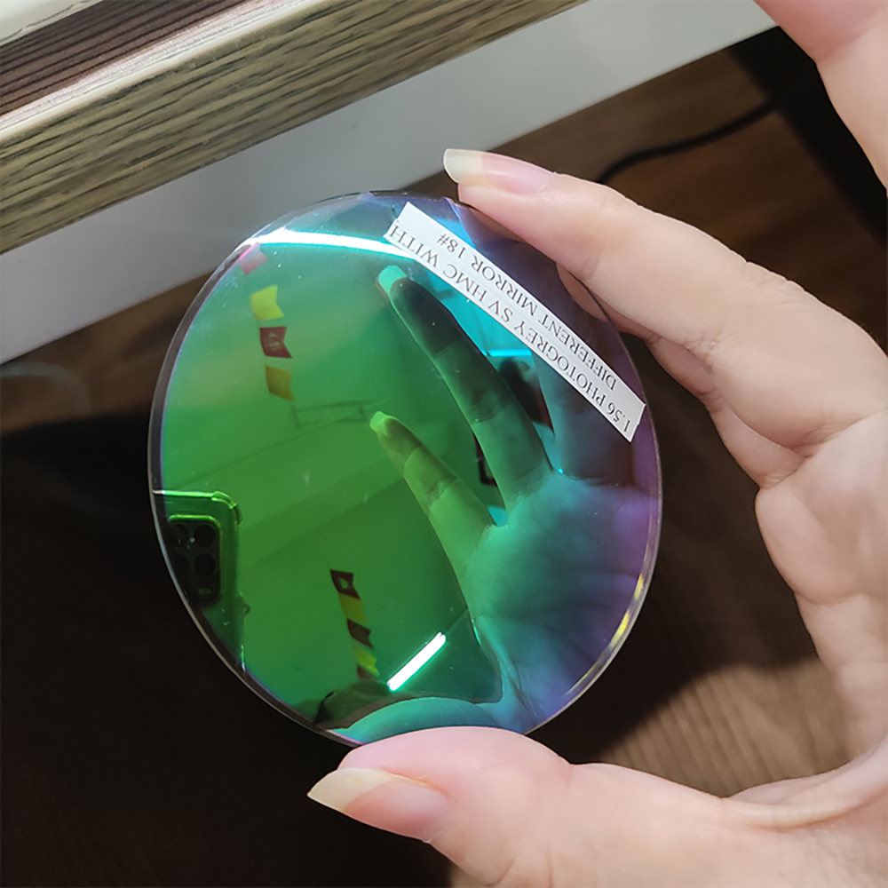 1.56 Green mirror lenses photogrey HMC