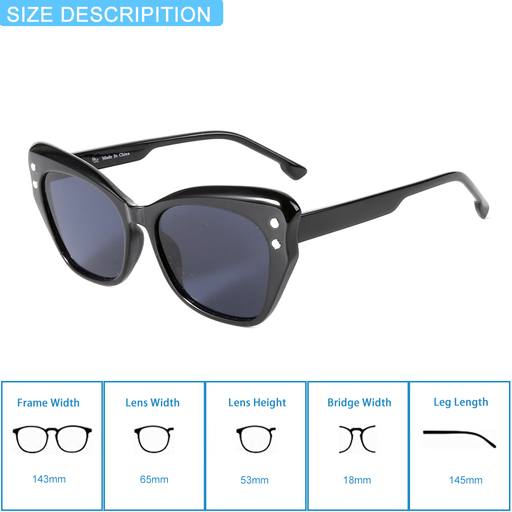 Fashion eyewear print custom logo sunglasses simple square frame shade glasses wholesale