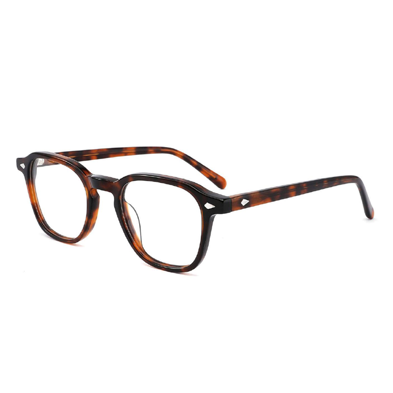 CO1086 Unisex Latest Retro Quality Spring Hinge Acetate Glasses Optical Frames