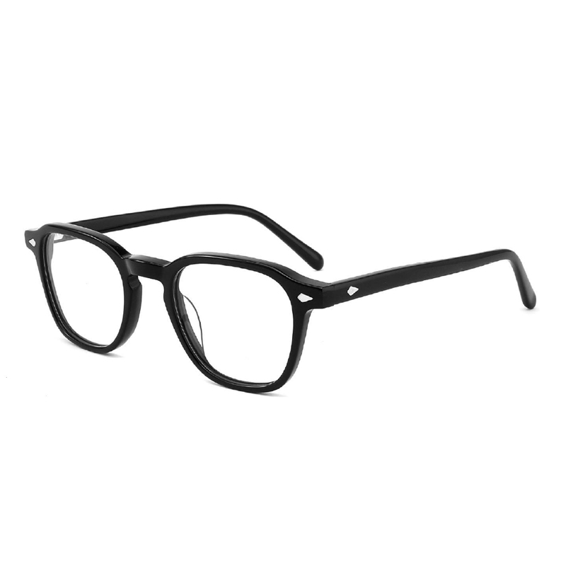 CO1086 Unisex Latest Retro Quality Spring Hinge Acetate Glasses Optical Frames