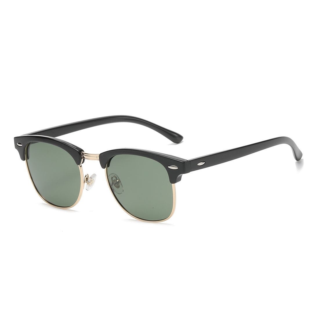 Clubmaster sunglasses Blue Pink Color Polarized Lens Sunglasses Custom Sun Glasses