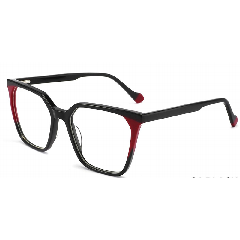 88001 Oversized Acetate Women Men Eyewear Optical Frames 