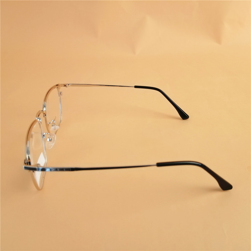 High Quality Wholesale Slim Square Metal Rectangular Frames Optical Glasses Eyeglass For Men