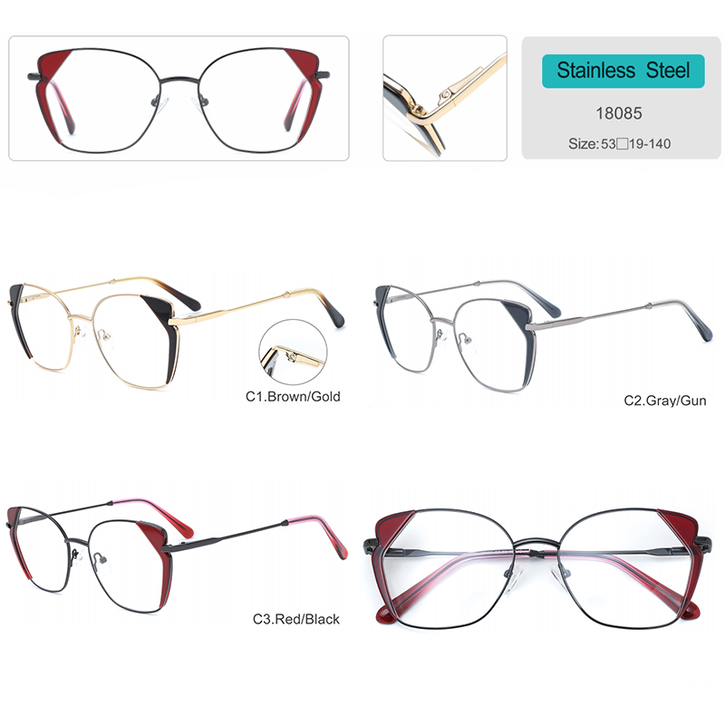 WR-18085 Acetate Metal High Quality Spectacle Optical Frames