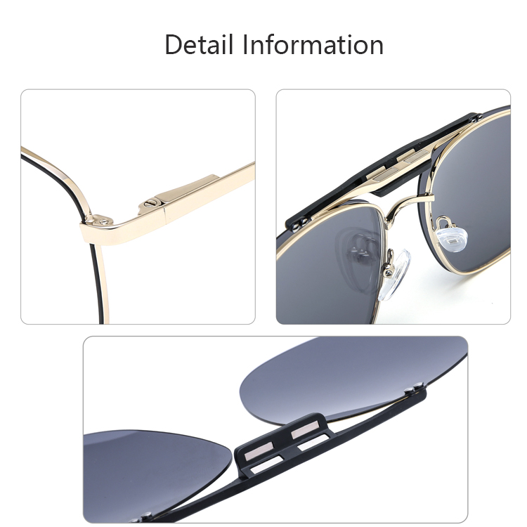 Classic Square 2 In 1 Magnetic Polarized Optical Sunglasses