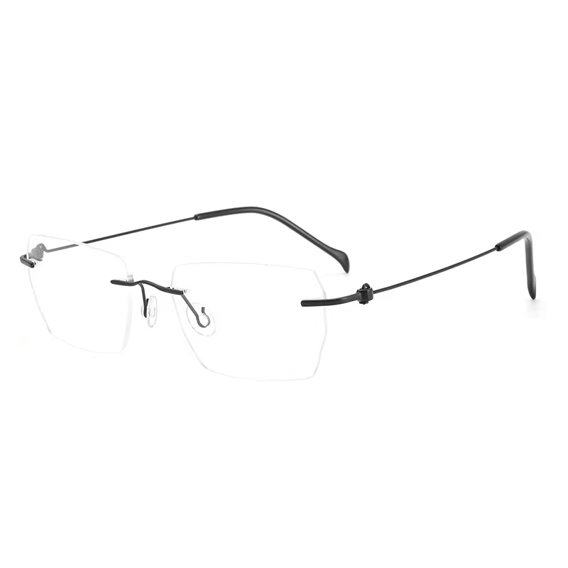 5008 frameless rimless flexible titanium eyeglasses