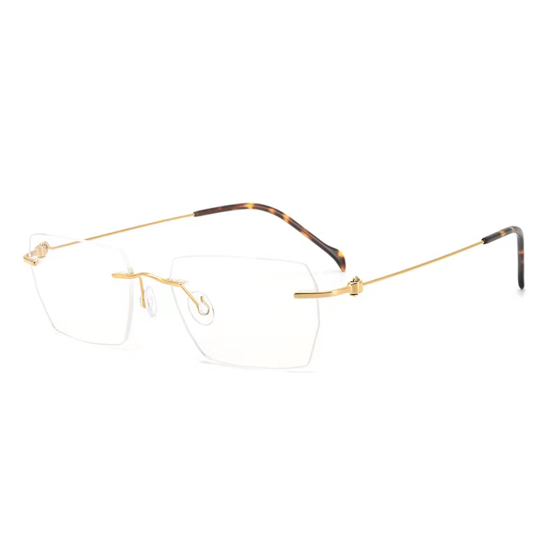 5008 frameless rimless flexible titanium eyeglasses