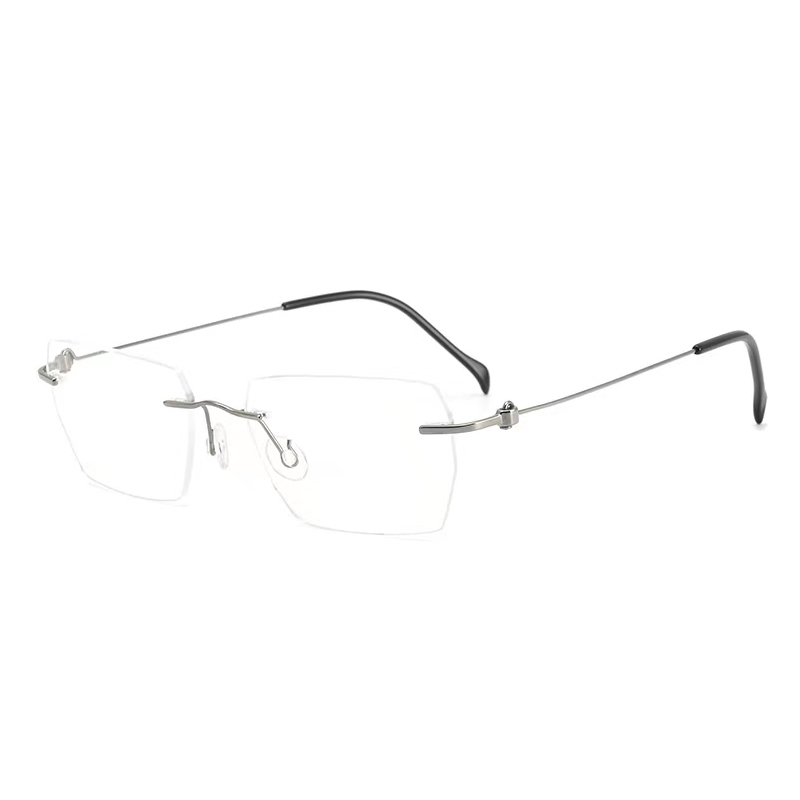 5008 frameless rimless flexible titanium eyeglasses