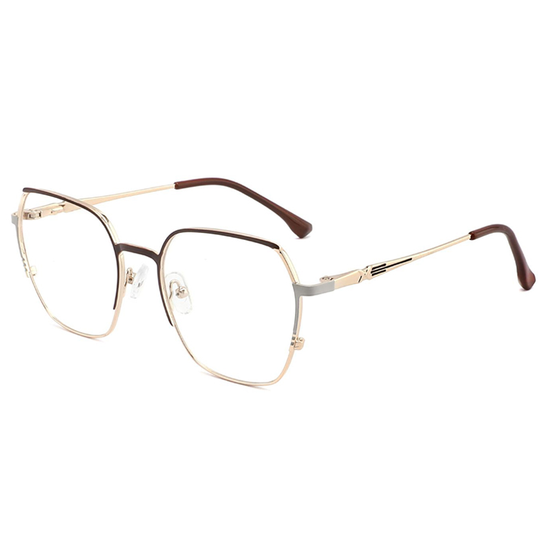 V1002 Metal Spring Hinge Glasses Optical Glasses Frames for women