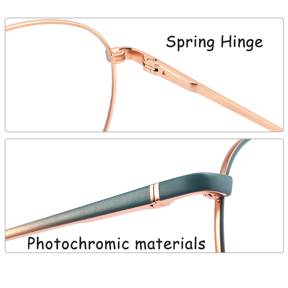 METAL PHOTOCHROMIC OPTICAL FRAME  XJ1001