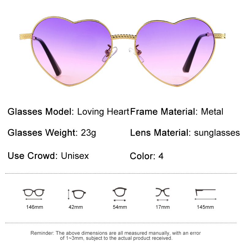 MK555 New Wholesale Sweet Love Hearts Sunglasses 