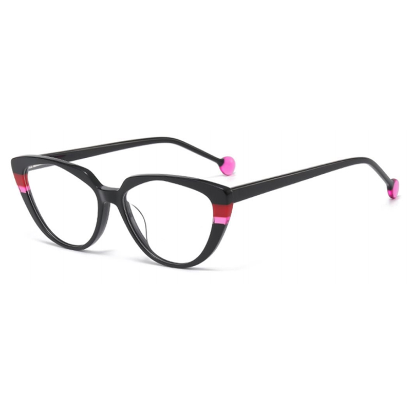 WLT-GV1506 Prescription Cat Eye Acetate Optical Glasses