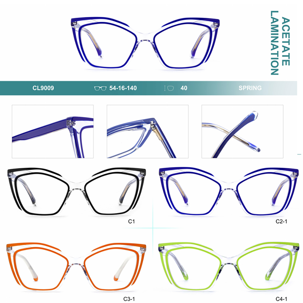 CL9009 Light acetate optical frame 