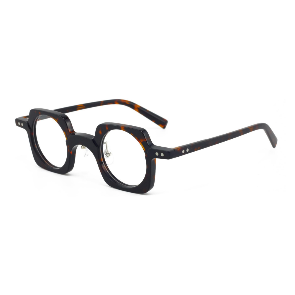 2023 Fashion Round Shapes Eyeglasses Frames Women Men Luxury Design Glasses Frame Acetate