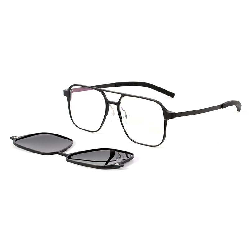 TJ201 Clip-on Glasses Frames Eyewear Polarized Clip On Sunglasses Magnetic Polarized Clip On Glasses