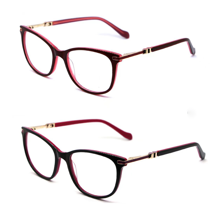 2023 Fashion Cat-Eye Frame High Quality Custom Eyeglasses frames Luxury Acetate Optical Glasses Frames