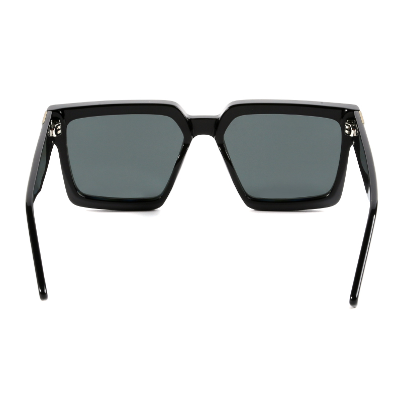 230307 Custom Manufacturer Acetate Rectangle CR39 Polarized Shades Gafas De Acetato Eyewear Acetate Sunglasses 