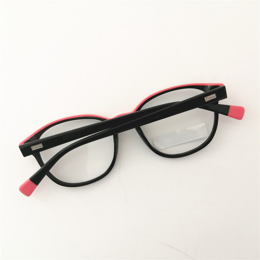 Italy Customized Frame Unisex Eyewear Acetate Glasses Frame Black Eyeglass Frames Vintage