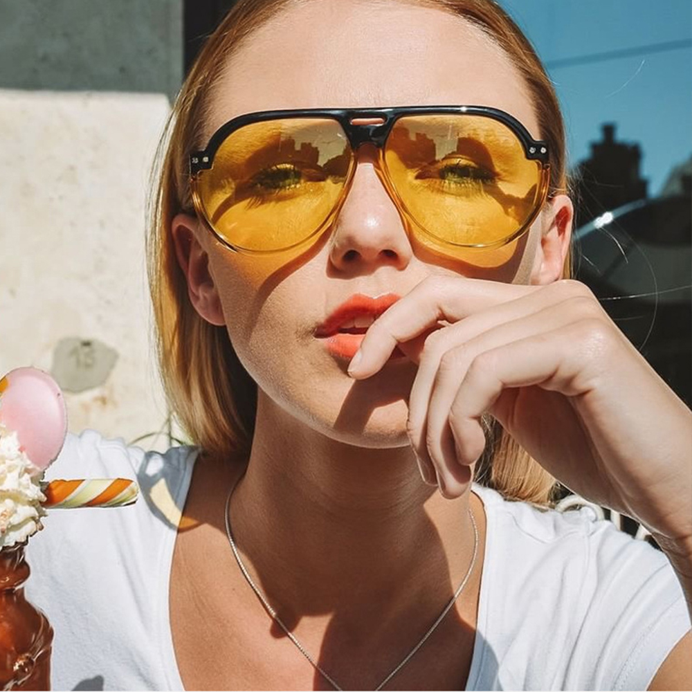 newest italy unisex fashion sunglasses square plastic frame sunglasses wholesale Men Sunglasses Aviation Sun Glasses