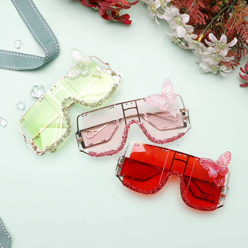 Trend fashion Square one piece big frame sun glasses shades Brand Designer sunglasses oversized women men sunglass manufacturer