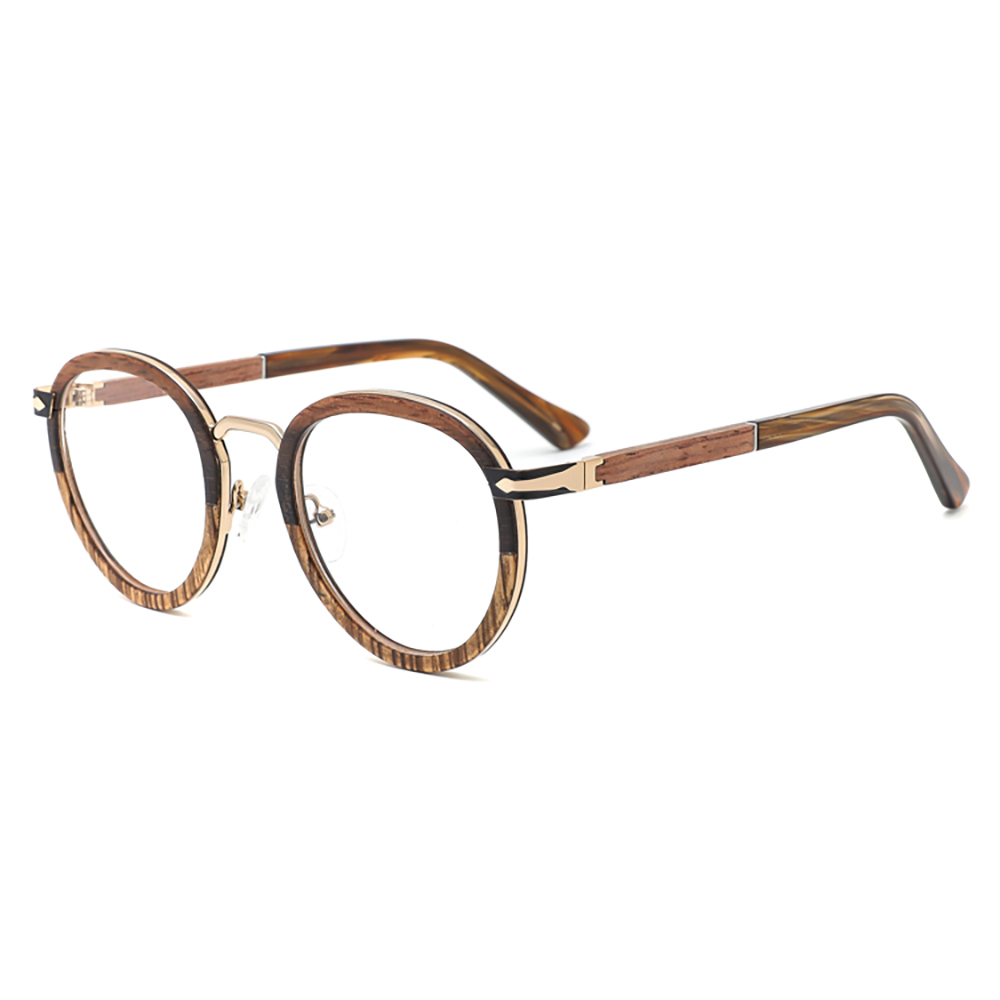 SX2313 Men oversized bamboo optical frame 2023