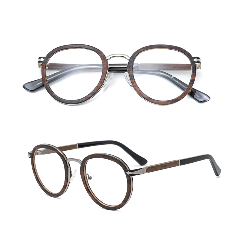 SX2313 Men oversized bamboo optical frame 2023