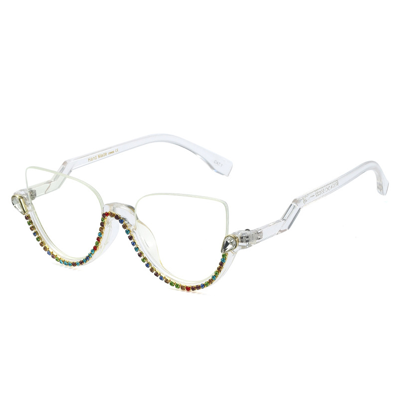 MK97174 Custom Diamond Vintage Cat Eye Glasses China Supplier