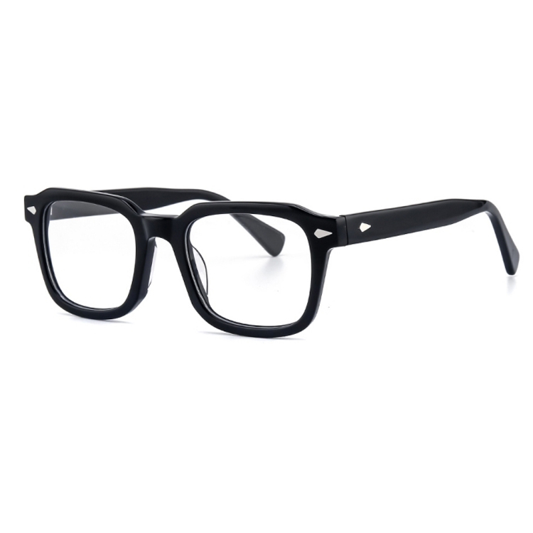 2023 Women Round Glasses Acetate Frames Men Fashion Optical Eyeglass Blue Brown Black Gray