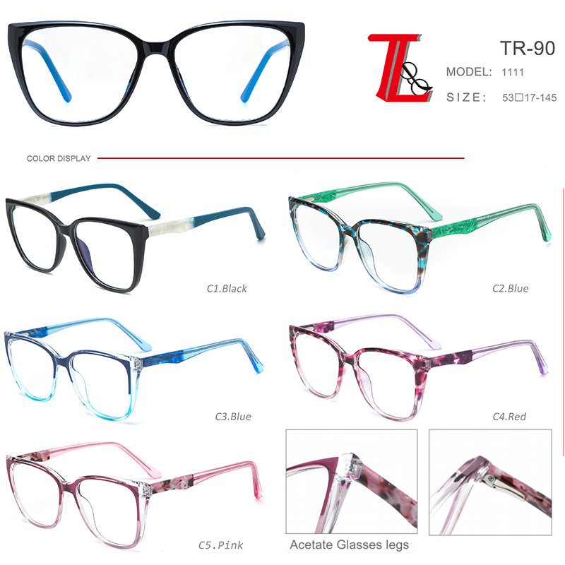WTL-1111 TR90 Prescription Myopia Manufacture Eyeglasses 2023
