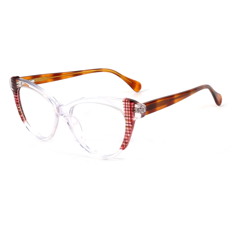 LM6040 Fashion Cat Eye Acetateo Classical Glasses Optical Frames Wholesale Frame Eyeglasses