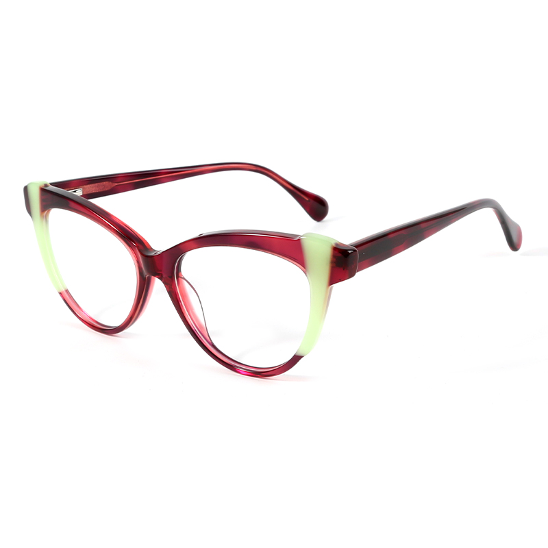 LM6040 Fashion Cat Eye Acetateo Classical Glasses Optical Frames Wholesale Frame Eyeglasses