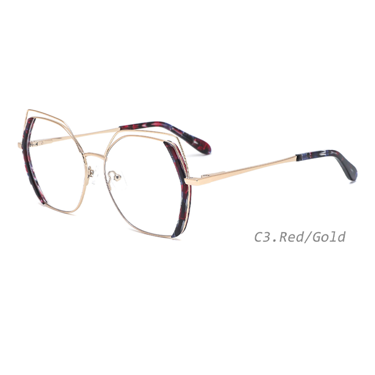 YL2050 High quality Metal frame glasses eyewear frame optical luxury trendy eyeglasses frame