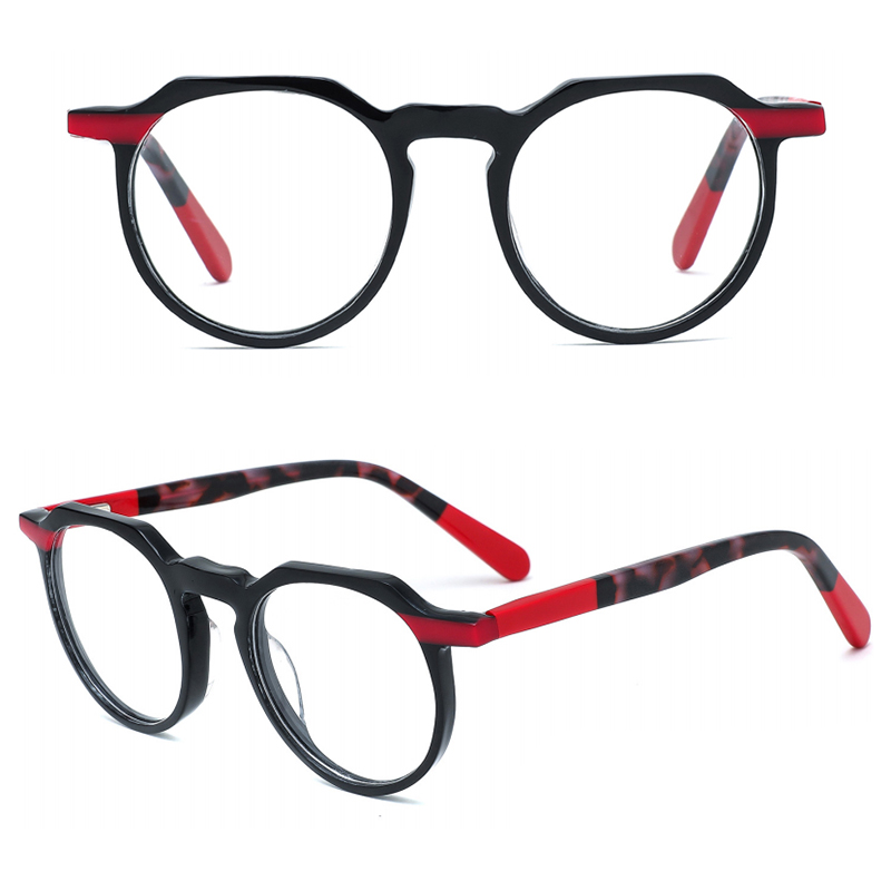 WLJ-LJ9039 Lamination Acetate Prescription Spectacle Eyeglasses 