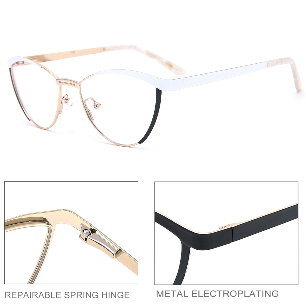  8069 Metal Women Cat Eye Optical Frames