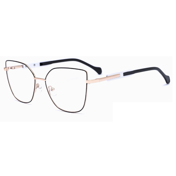 High Quality New Fashion Glasses Metal Glasses Frame Comfortable High Grade Acetate Temple Glasses