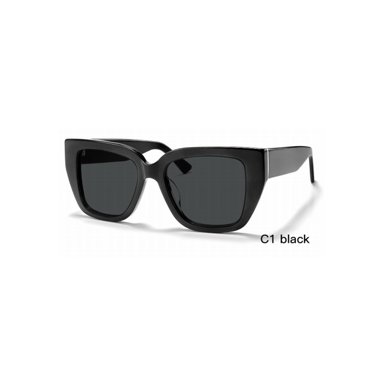 Luxry Trend Big Frame Acetate Sunglasses for Women Men